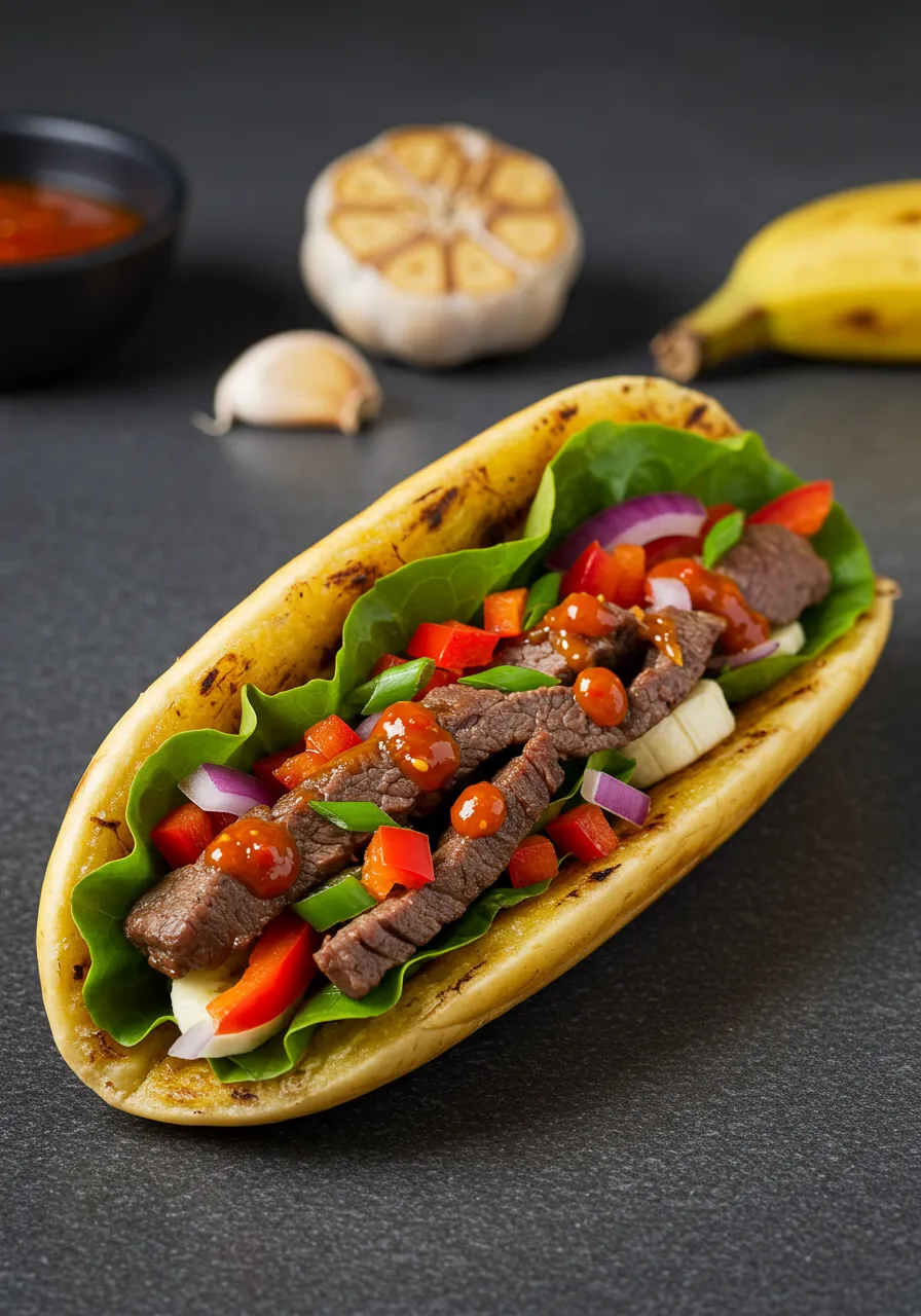 Banana Beef Wraps - tertiary view